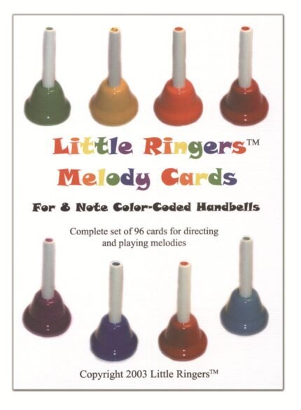 Melody Cards for 8 Note Color-Coded Handbells